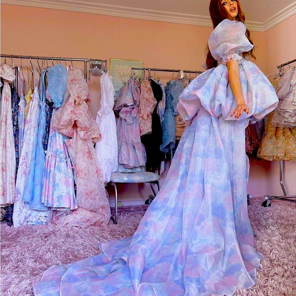 Nwt SELKIE watercolor fairy dress size S
